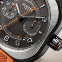 H08 Chronographe watch, 45 mm orangem