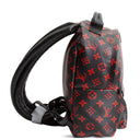LV Infarouge Monogram Palm Spring PM Backpack - Black/Red