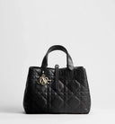 Medium Di Toujours Bag Black Macrocannage Calfskin