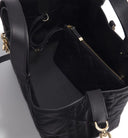Medium Di Toujours Bag Black Macrocannage Calfskin