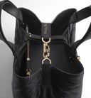Medium Di Toujours Bag Black Macrocannage Calfskin